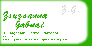 zsuzsanna gabnai business card